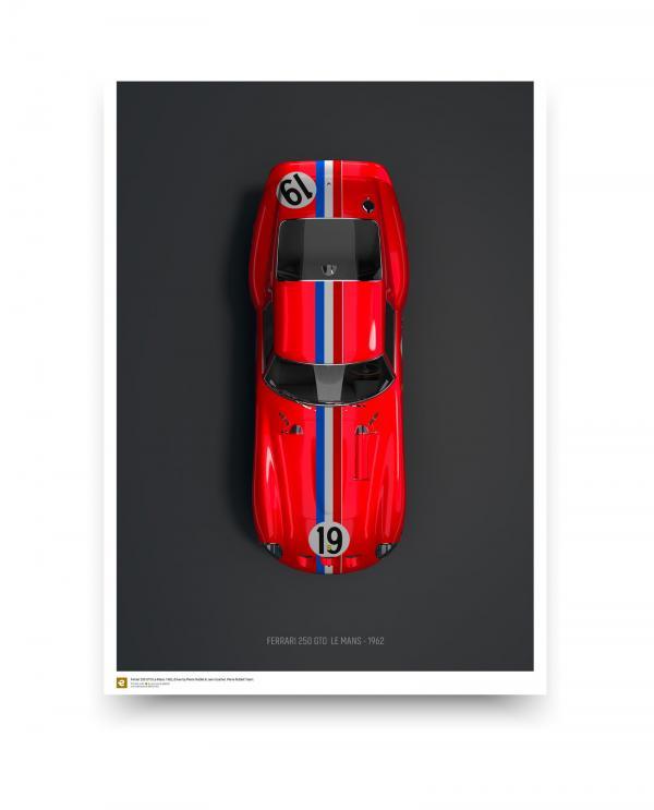 ferrari 250 gto Fine art poster