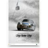 framePhoto005 1 - Porsche Ford Ferrari Audi BMW Jaguar racing Fine Art Prints Poster - The “SL” in the Porsche 356 SL stands for “super light”, and is a reference to the Iightweight aluminium body of the racing car. At Le Mans 1951, a type 356 SL secures the first ever-class victory for Porsche, and the model also finds sucess at long distance rallies such as the Liège Rome. The 356 SL continues to represent the plant as a racing car for many years. In addition to the plant drivers such as Herbert Linge, the car is also driven by Gilberte Thirion, known as the fastest woman in Europe in the 1950s. History : See wikipedia article All orders of minimum 100 € are FREE DELIVERED ALL AROUND THE WORLD