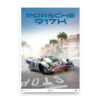 Poster015 Porsche917 Web Affiche - Collector's edition posters of most beautiful historic race cars in the world -