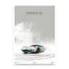 Poster016 FaceDonuts Web Affiche - Collector's edition posters of most beautiful historic race cars in the world -