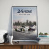 Poster023 Cadre casque - Collector's edition posters of most beautiful historic race cars in the world -