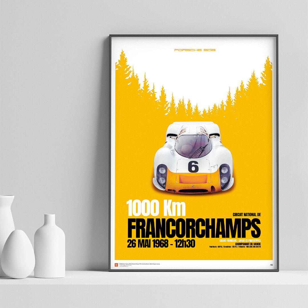 Porsche 908 - 1000 km du Francorchamps 1968
