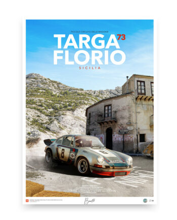 poster porsche 911 carrera rsr