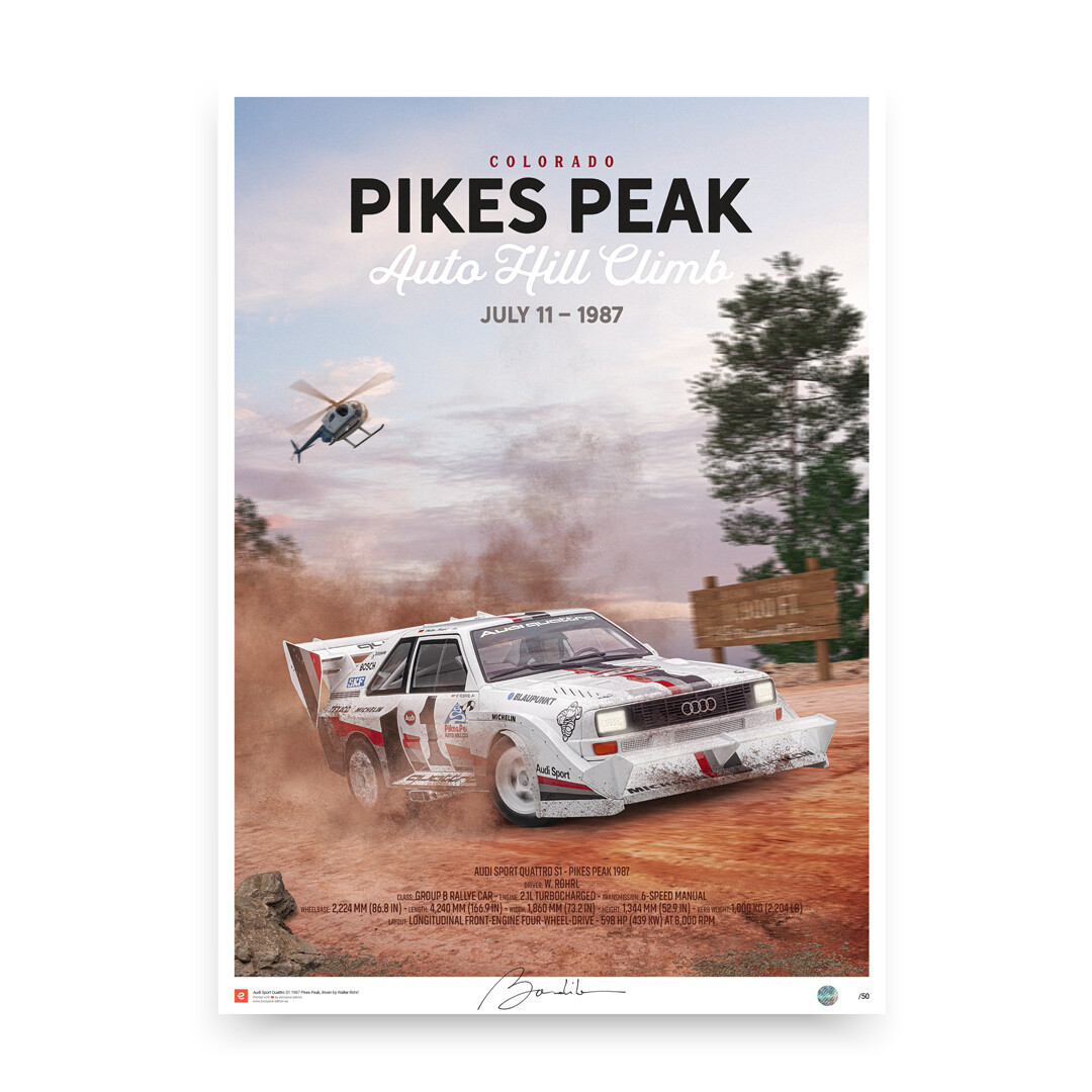 Poster034 Web Affiche - Collector's edition posters of most beautiful historic race cars in the world -
