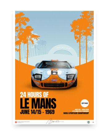 Ford GT40 mk1, 24h du mans 1969