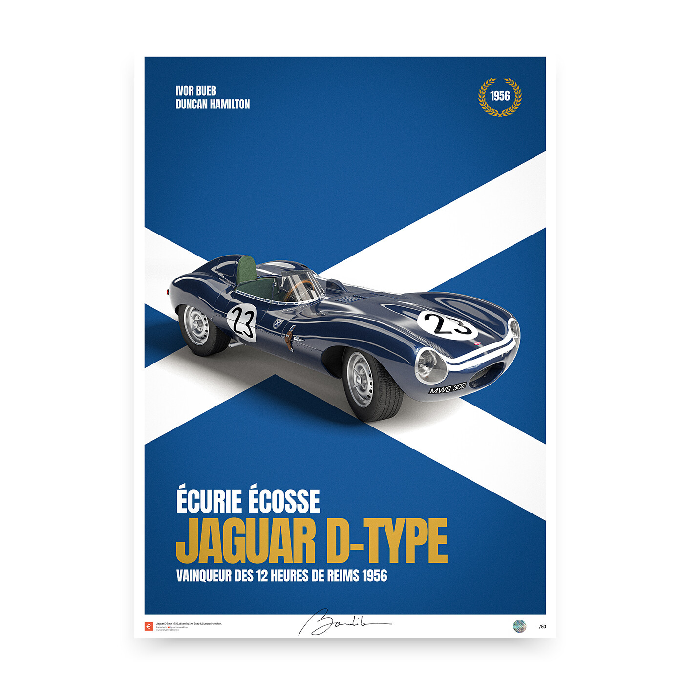 jaguar d-type ecurie ecosse